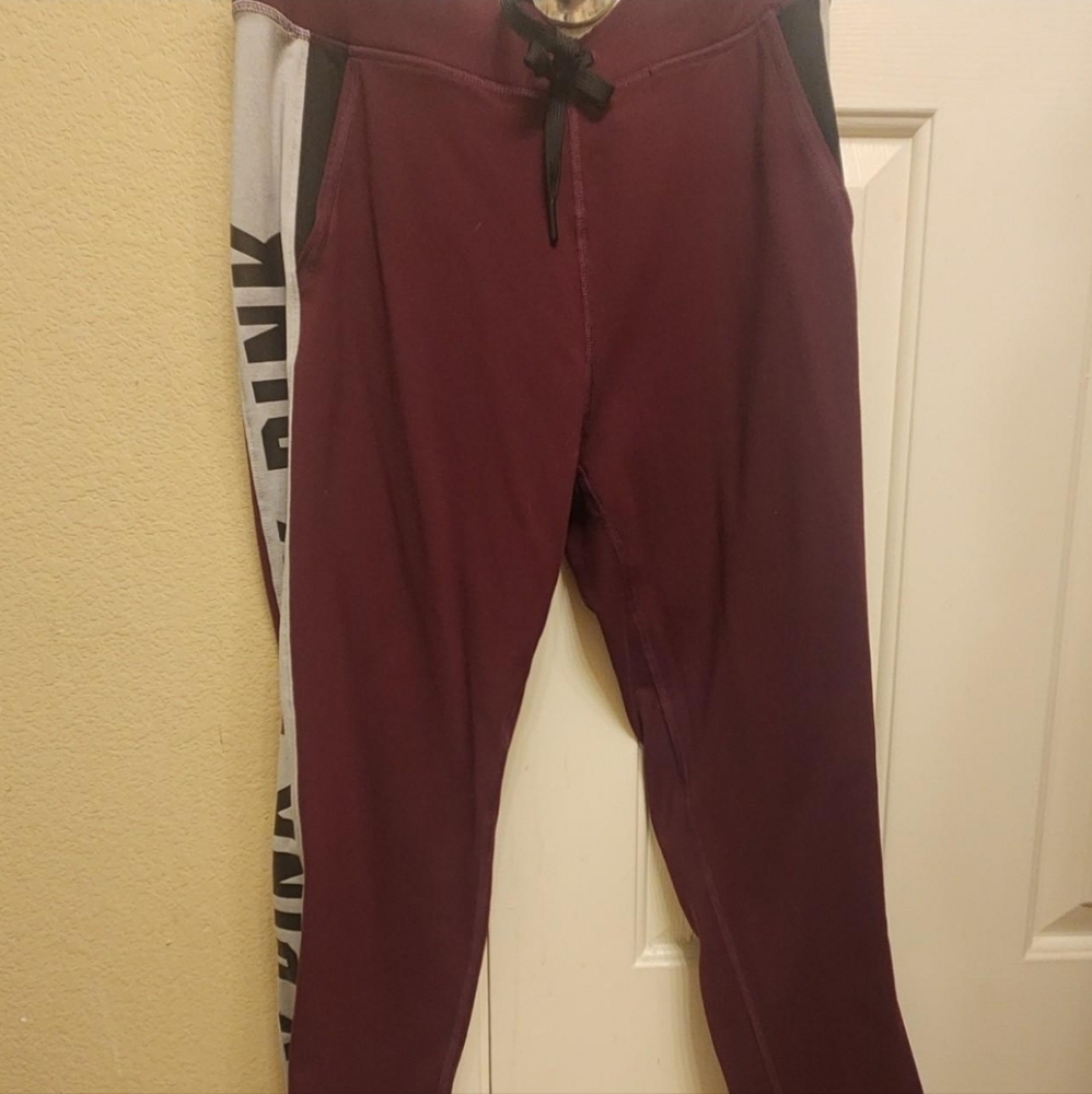 Pink Victoria's Secret Joggers